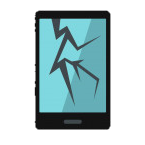 zbity ekran w telefonie